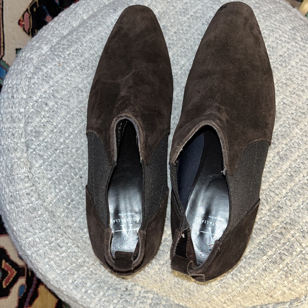 Aquatalia brown suede booties - Picture 2 of 6